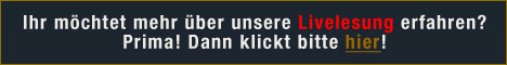 Weitere Informationen �ber die Livelesung gibt es hier!