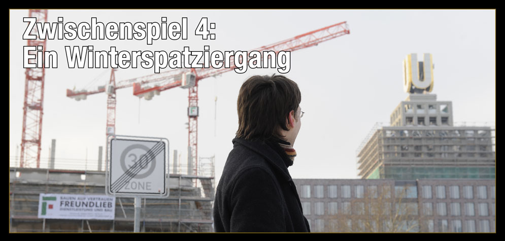 Zwischenspiel 4, Titel: Ein Winterspatziergang